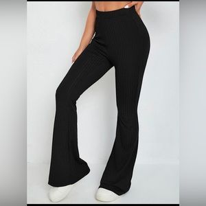 Ribbed Flare Leggings